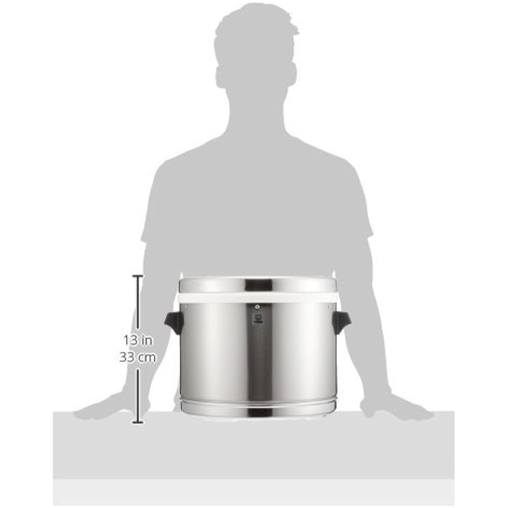Tiger thermos (TIGER) Tiger stainless steel jar (stainless steel) 5.7L 3 sho 2 cups JFM-570P-XS
