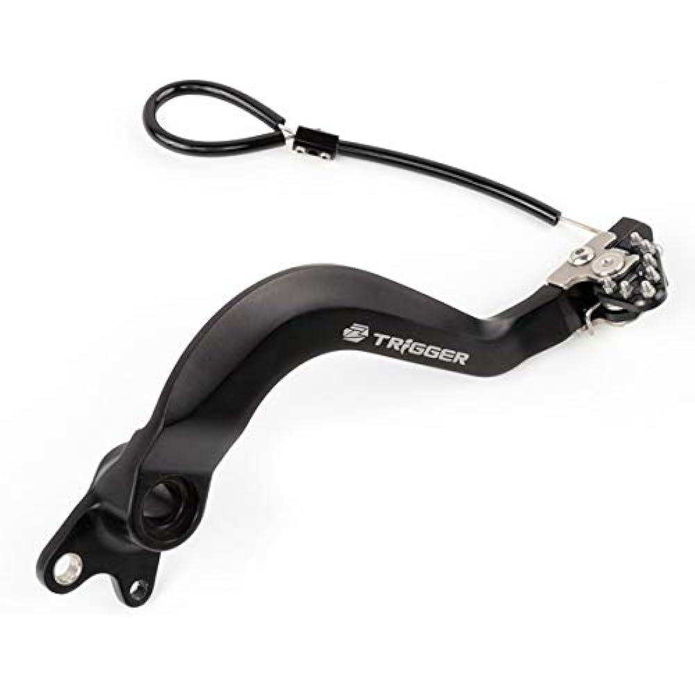 ZETA RACING Trigger Brake Pedal Red CRF250L/RALLY(MD47) '21-23 Foldable Tip Position Adjustment Forged Brake Saver Included Dirtfreak ZE90-7032
