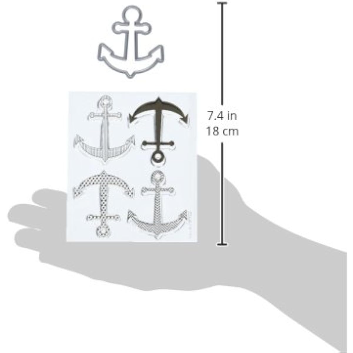 Hero Arts Stamps and Cut Anchor Stamps Matching Die Cut Set