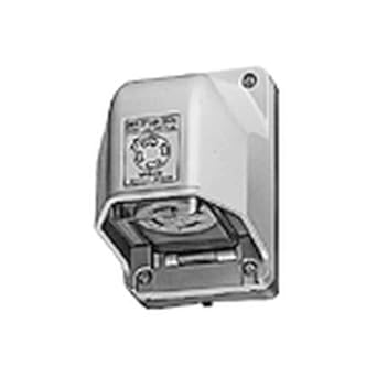 Panasonic WK6430 Grounded 3P30A Hook Rainproof Outlet for Exposed and Recessed Use
