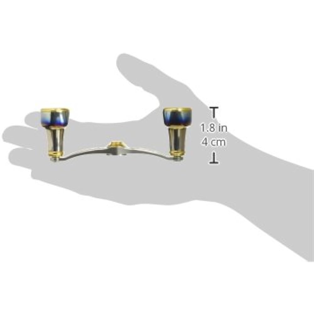 LIVRE reel FullComp crank (for left-handed) for Shimano 100 (Titanium P + Gold G)