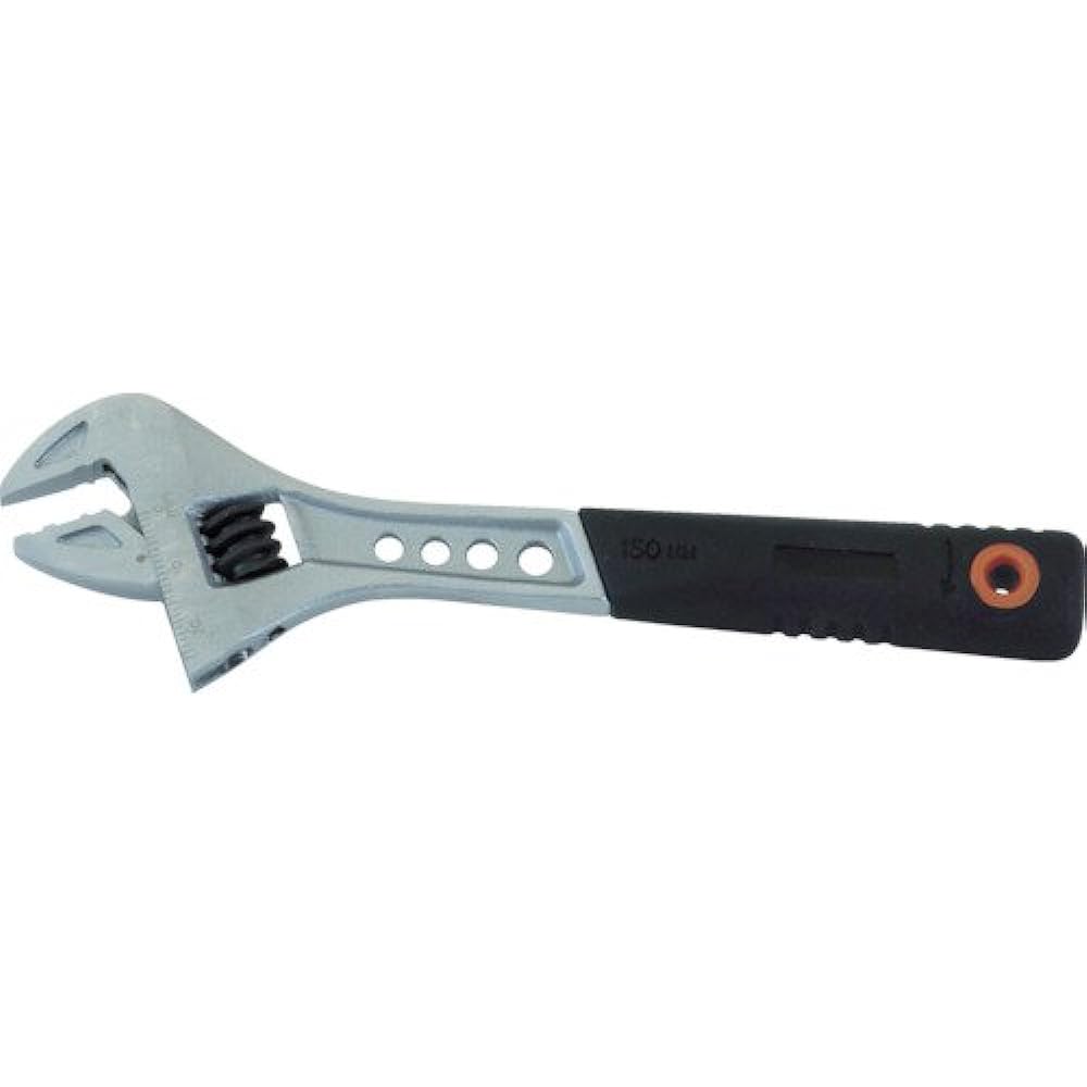 TRUSCO Adjustable wrench with grip 375mm TMWN-375