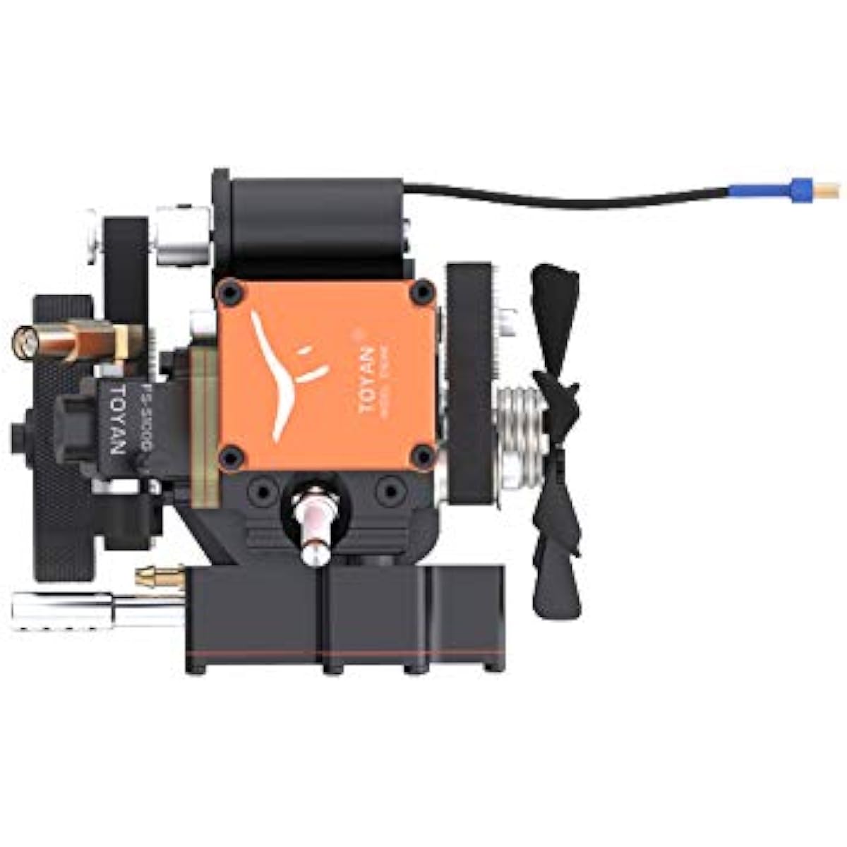 TOYAN FS-S100GA 4-stroke 3.5cc RC air-cooled engine, mixed gasoline version, spark plug, ESC, CDI included, model, mini engine, radio-controlled engine