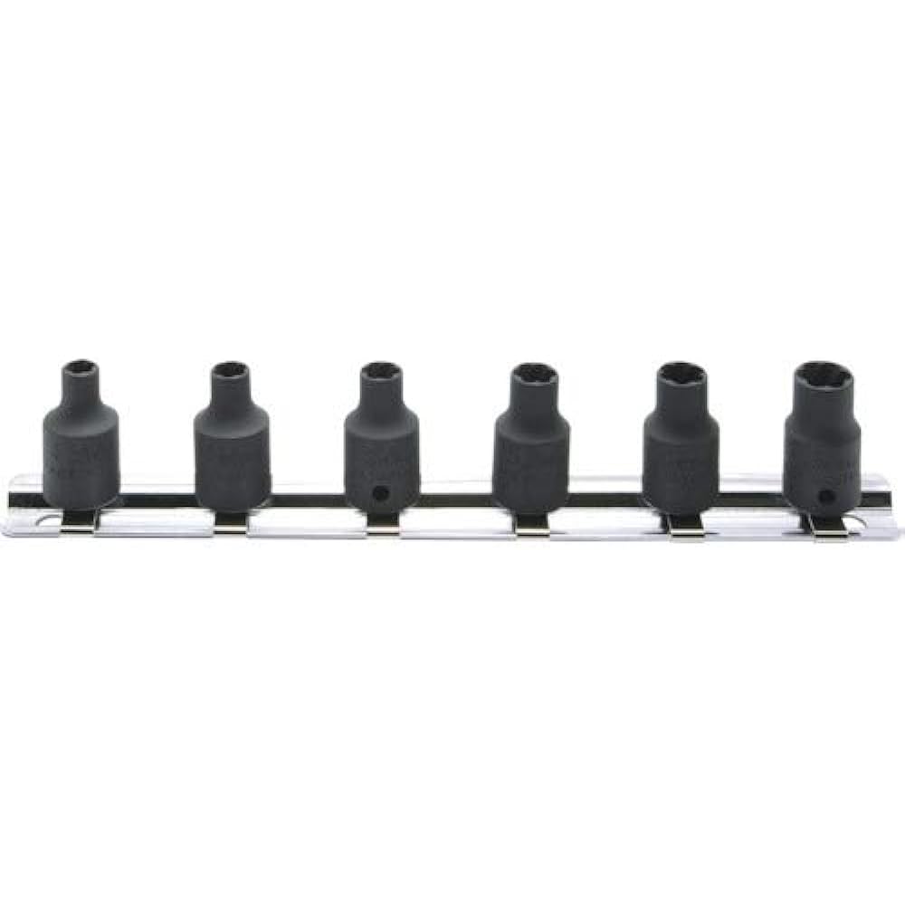 Yamashita Industrial Research Institute Koken 3/8 (9.5mm) SQ. Nut twister rail set 8 pieces RS3127/8
