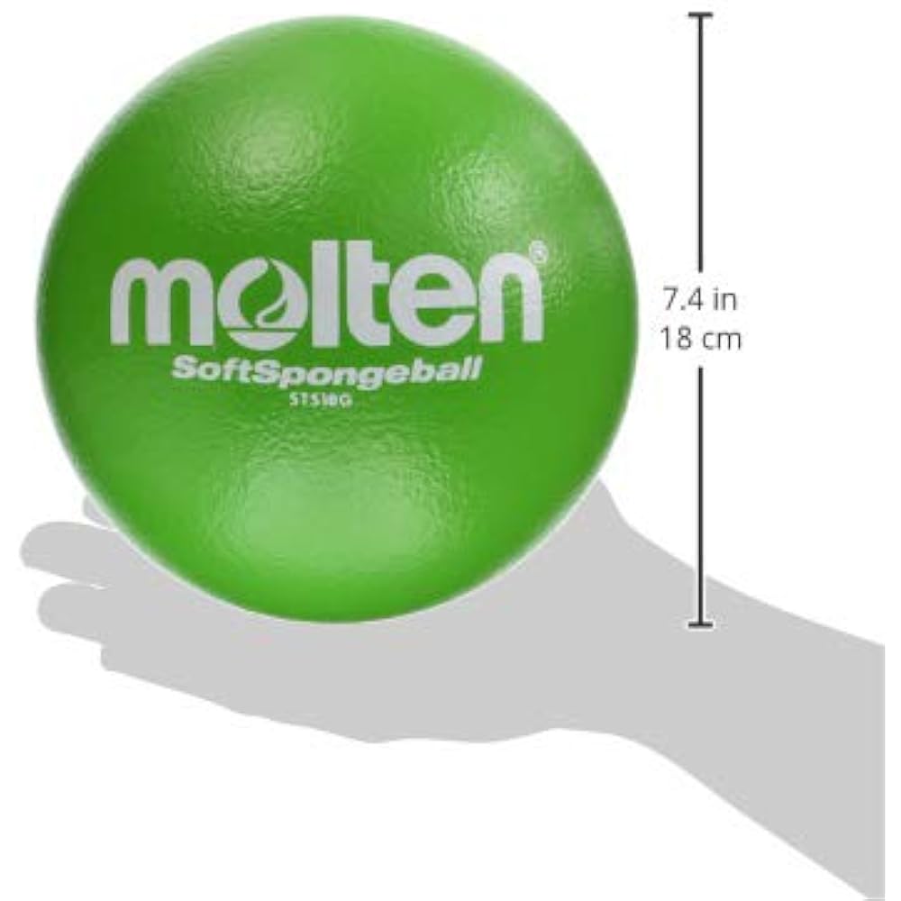 Molten Soft Sponge Ball 18cm G Green STS18G