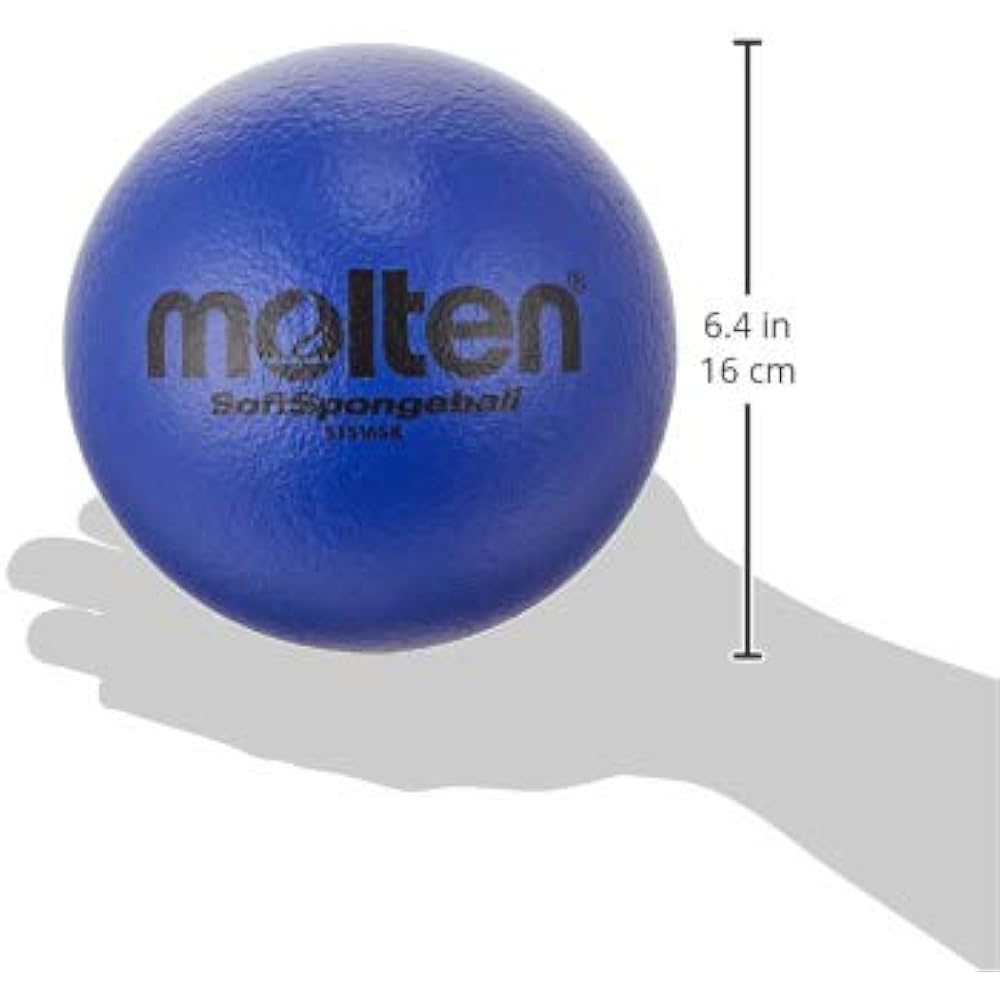Molten Soft Sponge Ball 16cm SK Blue STS16SK Blue (STS16SK)