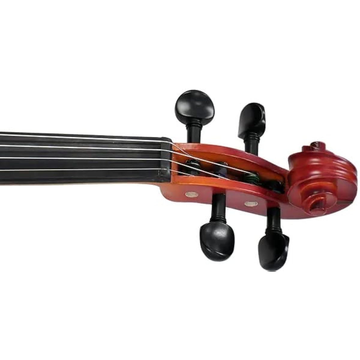 PLAYTECH Electric Violin 4/4 size 580g lightweight body with bow and case Brown