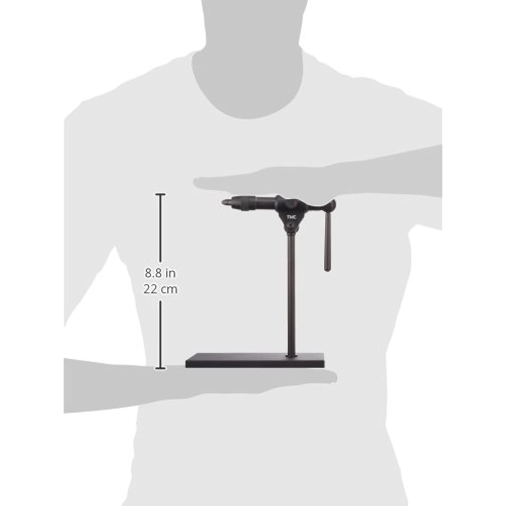 TIEMCO Tying Vise TMC Solid Vise HD Black
