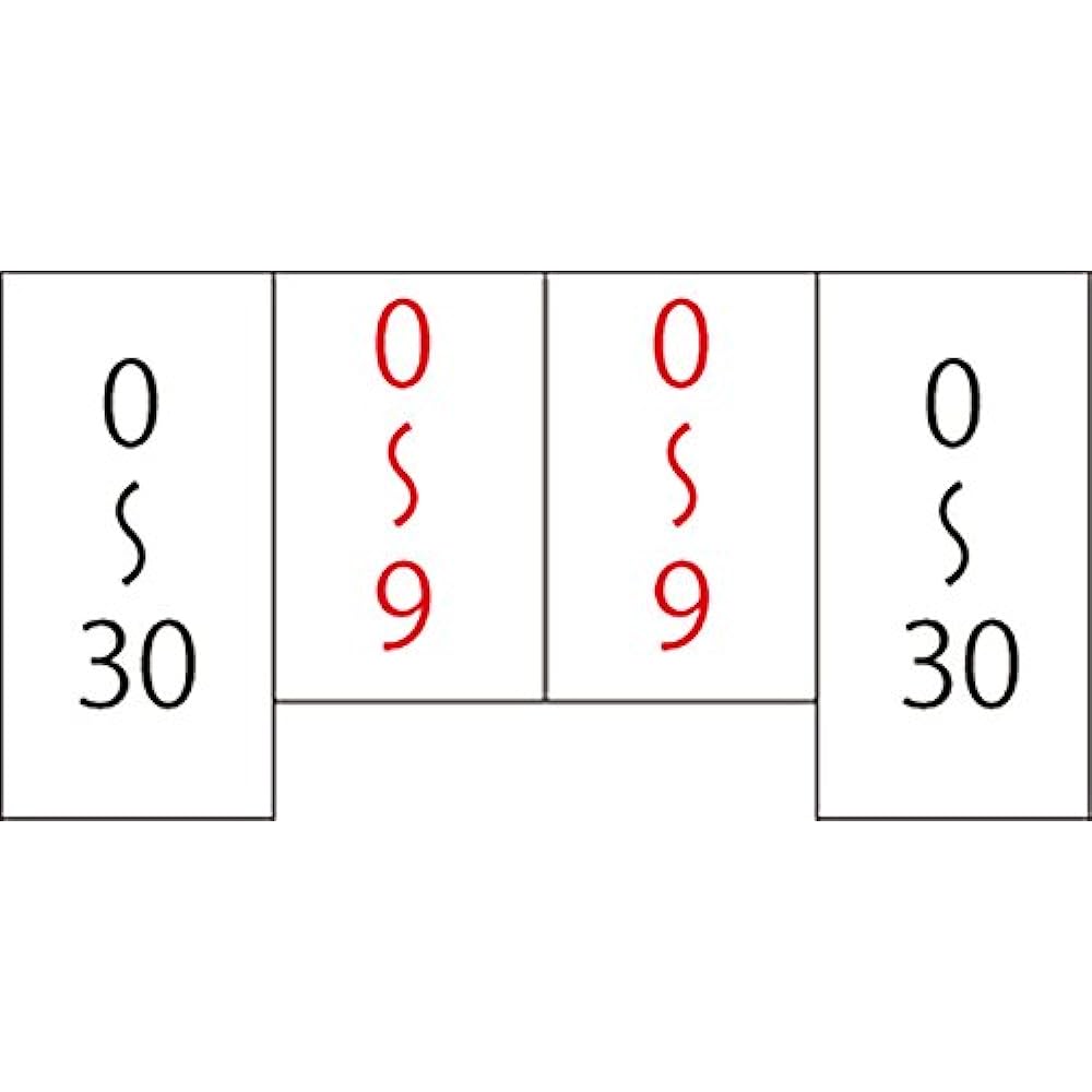 TOEI LIGHT Double-sided display game scoreboard B2440