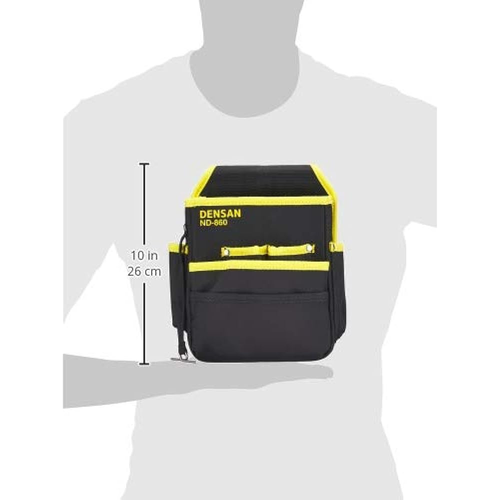 Densan waist tool set WSA series WSA-45-1BK yellow/black