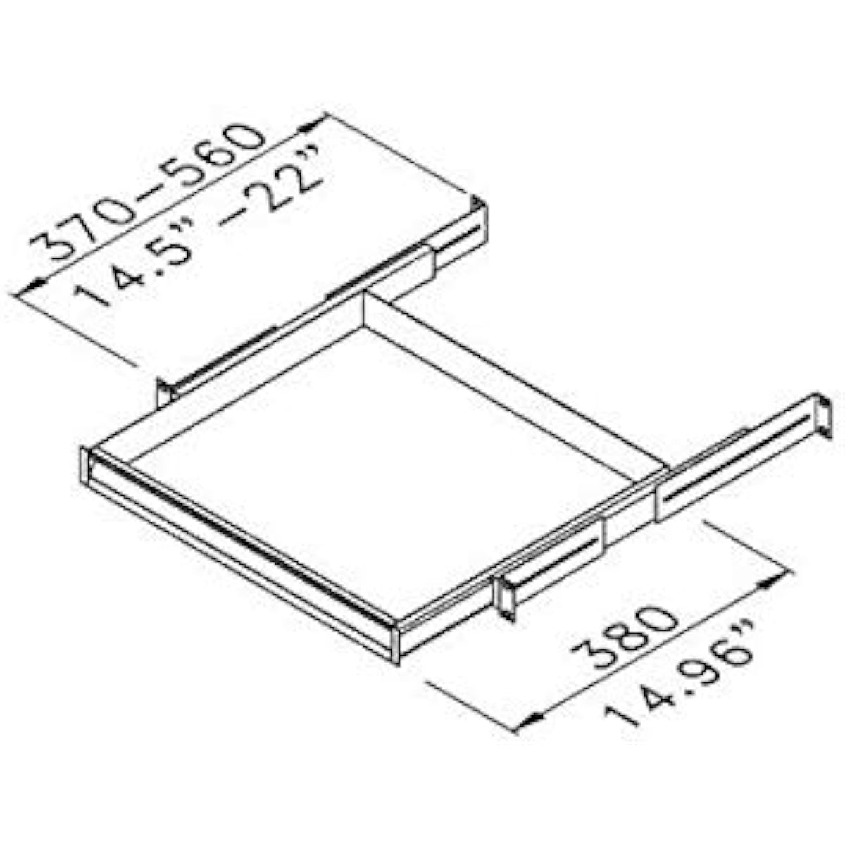 PENN ELCOM Drawer R1291K