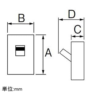 Tempal Industrial Economic Type Hardwired Circuit Breaker 60AF 60A 2P2E B62EC60