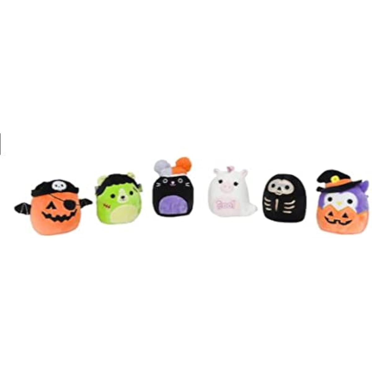 ONE SQUISHMALLOW Halloween Mystery Capsule 4 inch 6 pieces