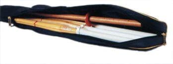 Shinai Sword Bag Crown KENDO Shinai Sword Case Contains 3-4 Shinai Swords (Gold)