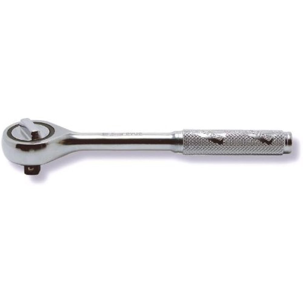 Yamashita Industrial Research Institute Koken 3/8 (9.5mm) SQ. Push button type ratchet handle (resin grip) Total length 200mm 3753JB