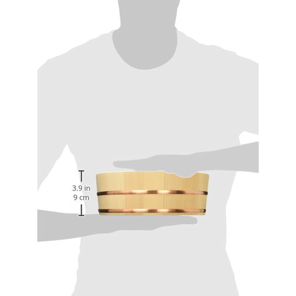 Yamashita Kogei Rice Table Made of Spanish mackerel 24cm Capacity 2 cups 120057001