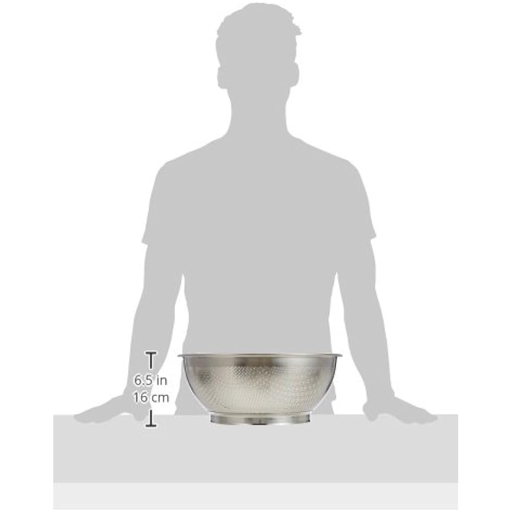 Sanpo Sangyo UK 18-8 Punching Shallow Colander 33cm