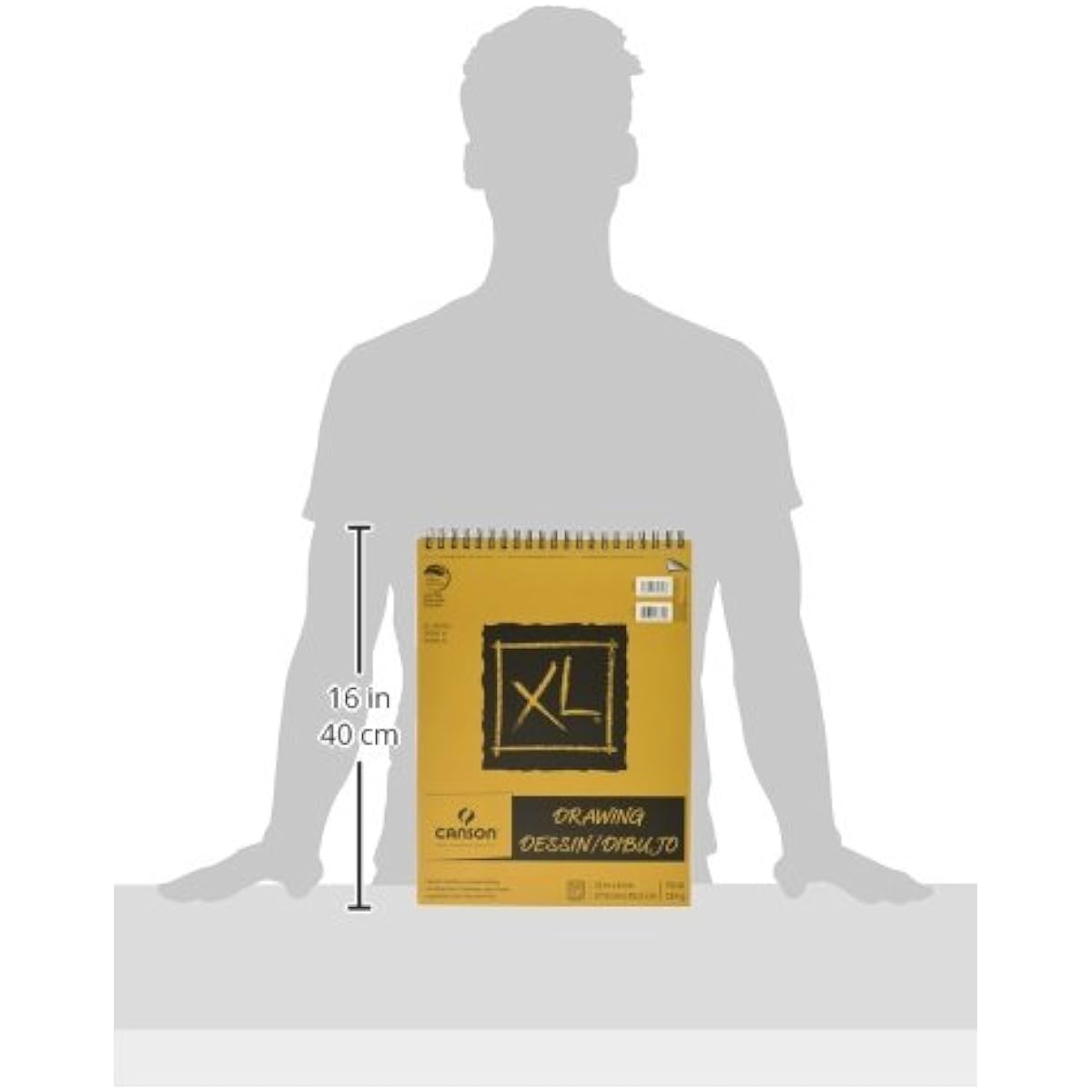 Canson XL 11 x 14 inch Drawing Sheet Pad Top Wire Binding (C702-2431)