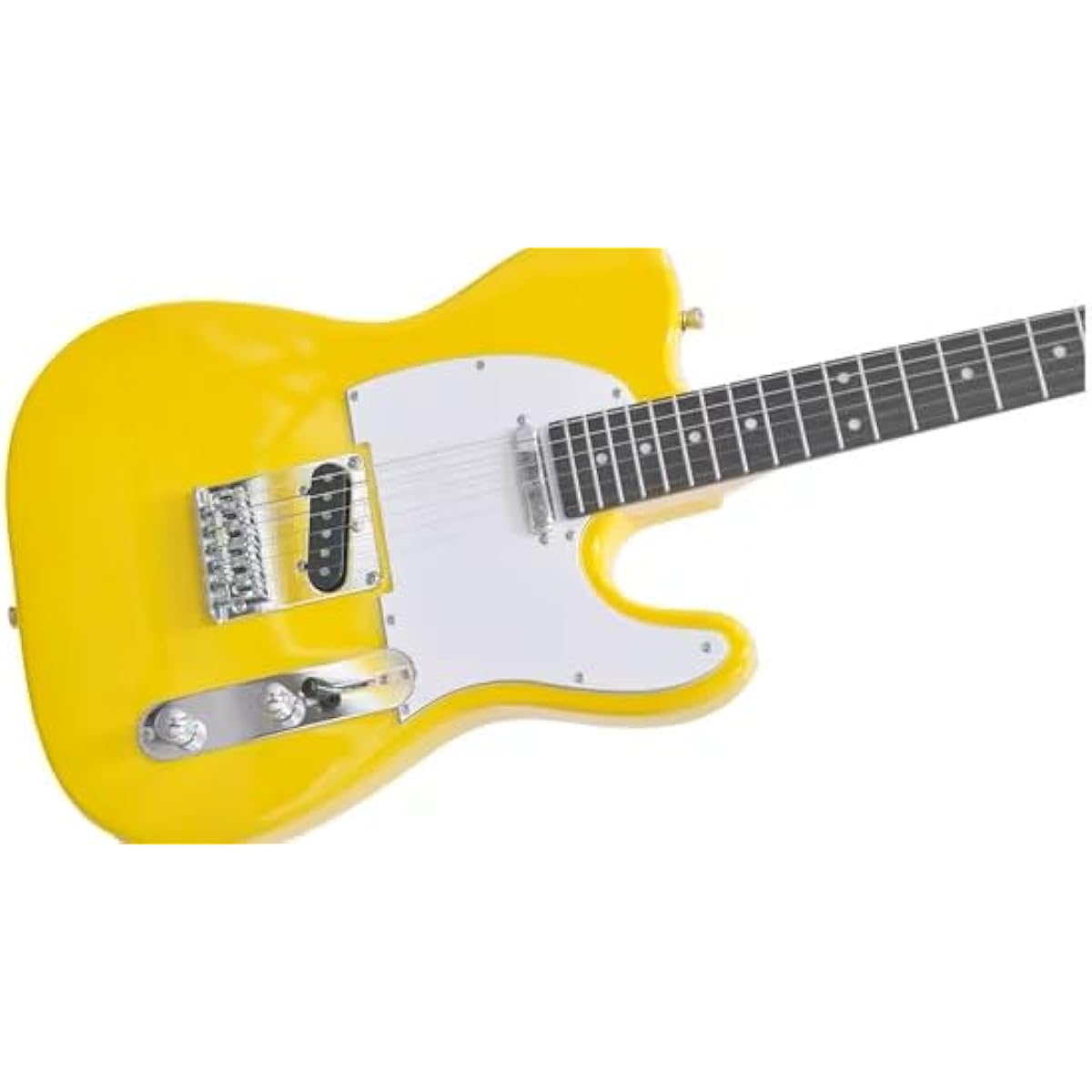 PLAYTECH Electric Guitar Telecaster Type Rosewood Yellow