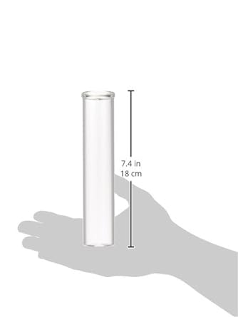 Nichiden Rika Glass (NEG) Culture Test Tube BT-25 New Lip 50 Pieces 109108