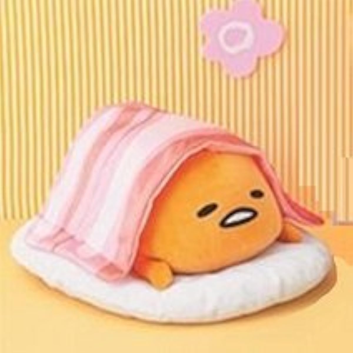 Gudetama Spring Sleeping Gudegude Big Plush Toy (face down)