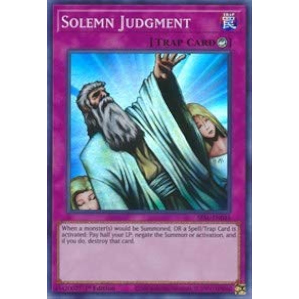 Solemn Judgment - SESL-EN045 - Super Rare - 1st Edition