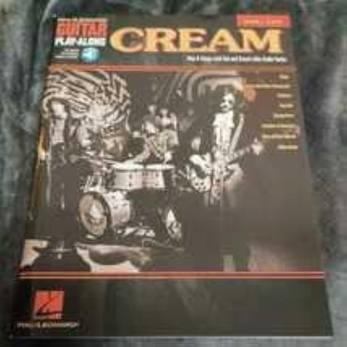 Cream Eric Clapton Guitar score TAB, Imported sheet music with WEB sound source Easy payment