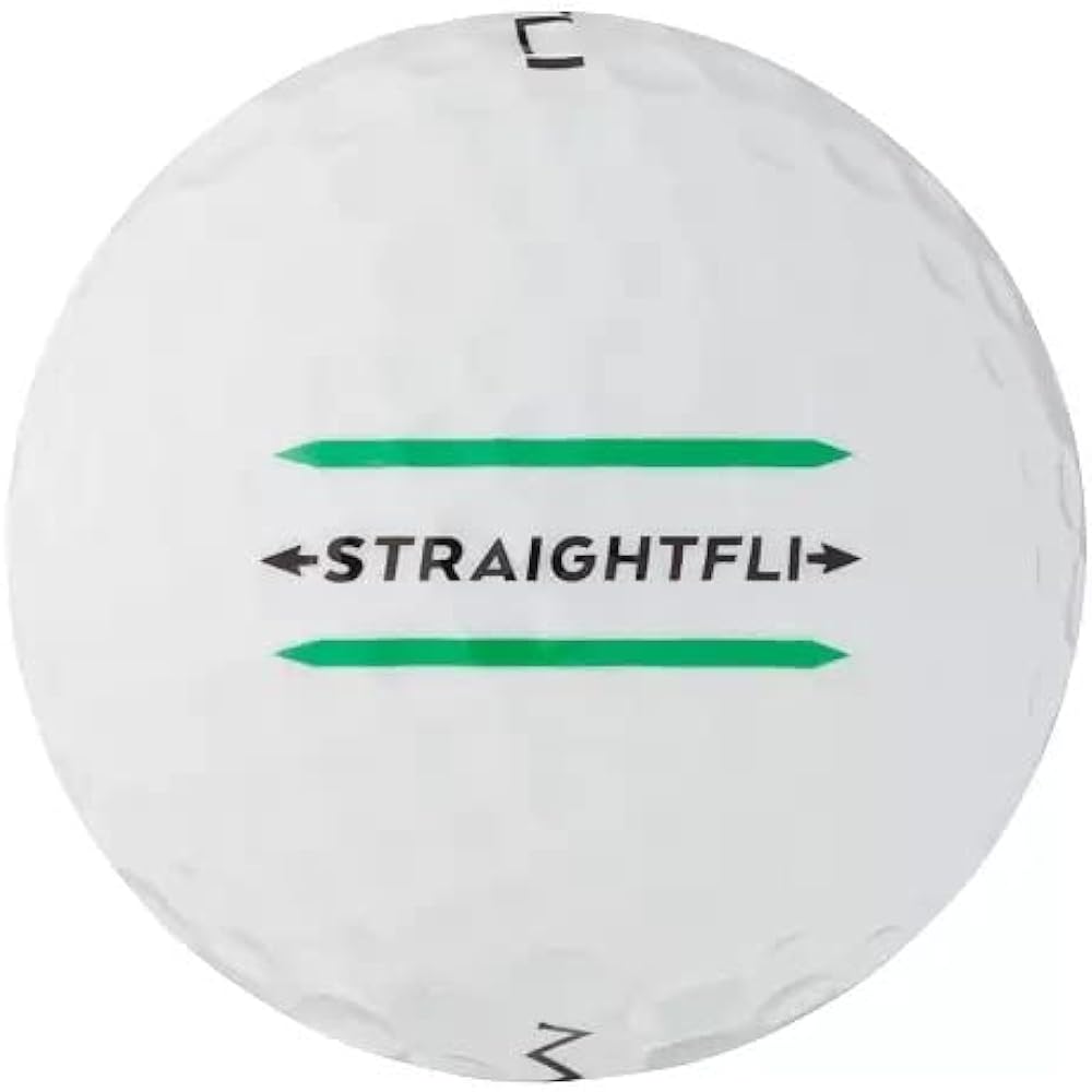 Maxfli 2023 Straightfli Gloss White Golf Balls 2023 Model - 48 Pack 4 Dozen 48 Pieces