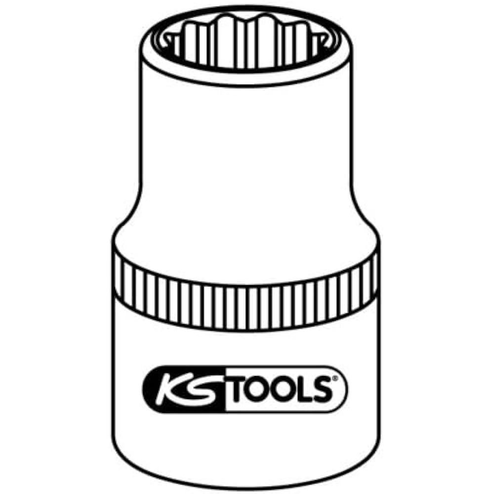 KS Tools 3/4" 12 Point Socket Short 37mm 911.4118