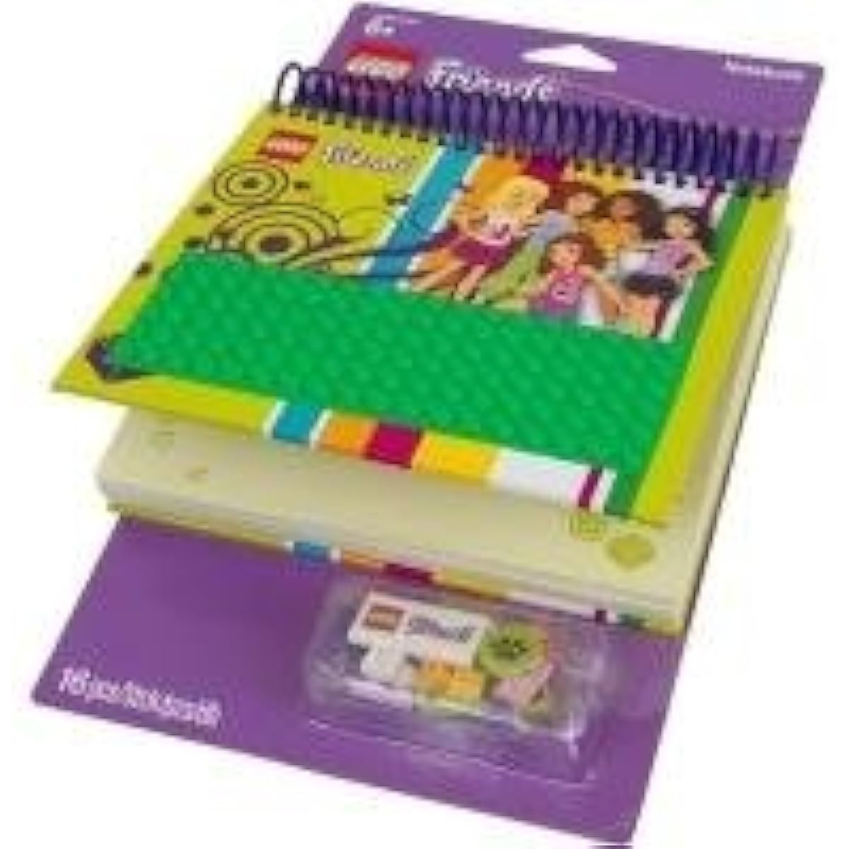 Lego Friends Notebook with Build and Decorate Cover #850595 (16 pcs)
