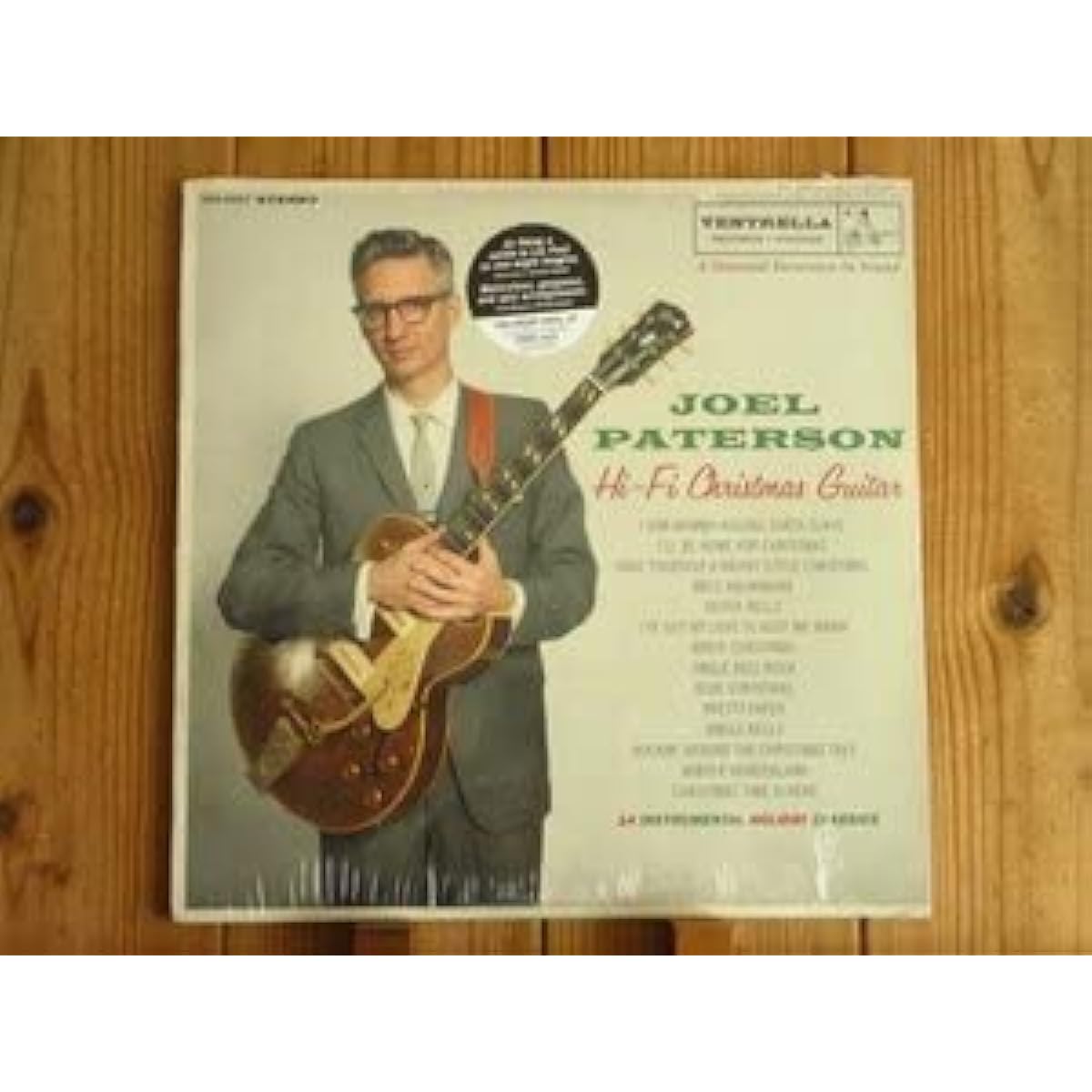 Hard to find original first edition Joel Paterson Hi-Fi Christmas Guitar LP
