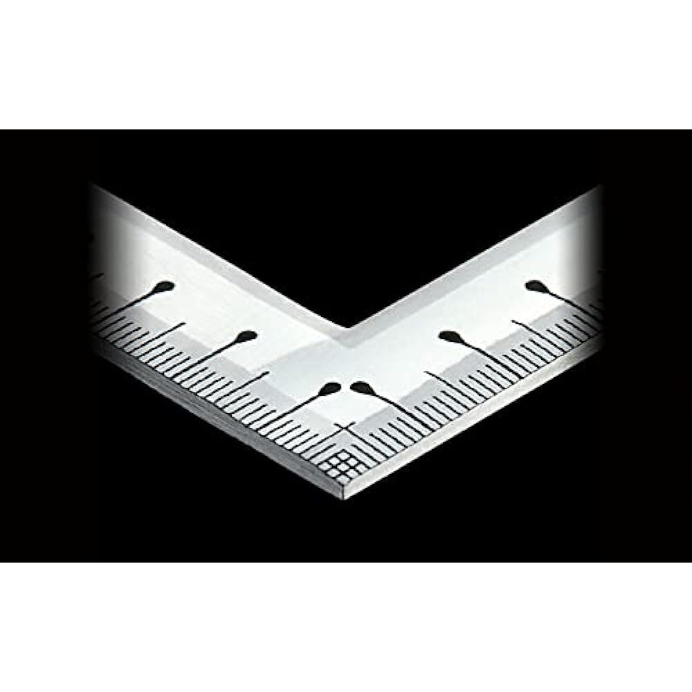 Shinwa Sokutei Rolling Metal 1 Shaku Scale on the Back Silver 30cm 10511