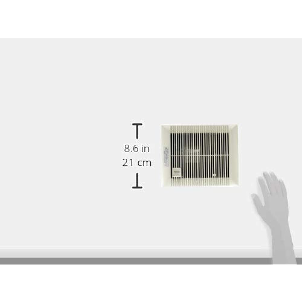 Panasonic Sanitary Ventilation Fan Bathroom Ventilation Fan Sirocco Fan FY-10U3