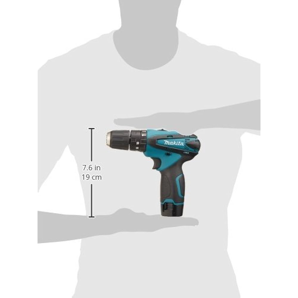 Makita Rechargeable Vibratory Driver Drill 10.8V 1.3Ah with 2 Batteries HP330DWX