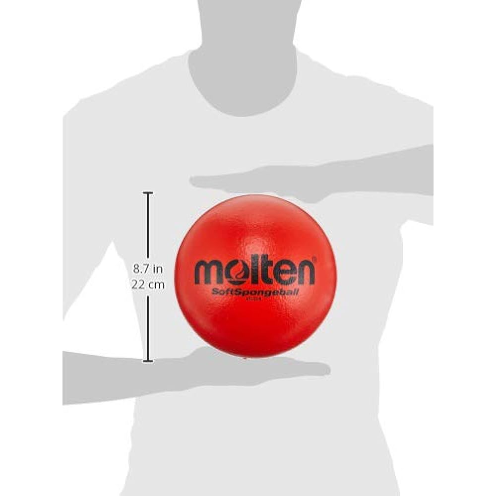 Molten Soft Sponge Ball 21cm R Red STS21R