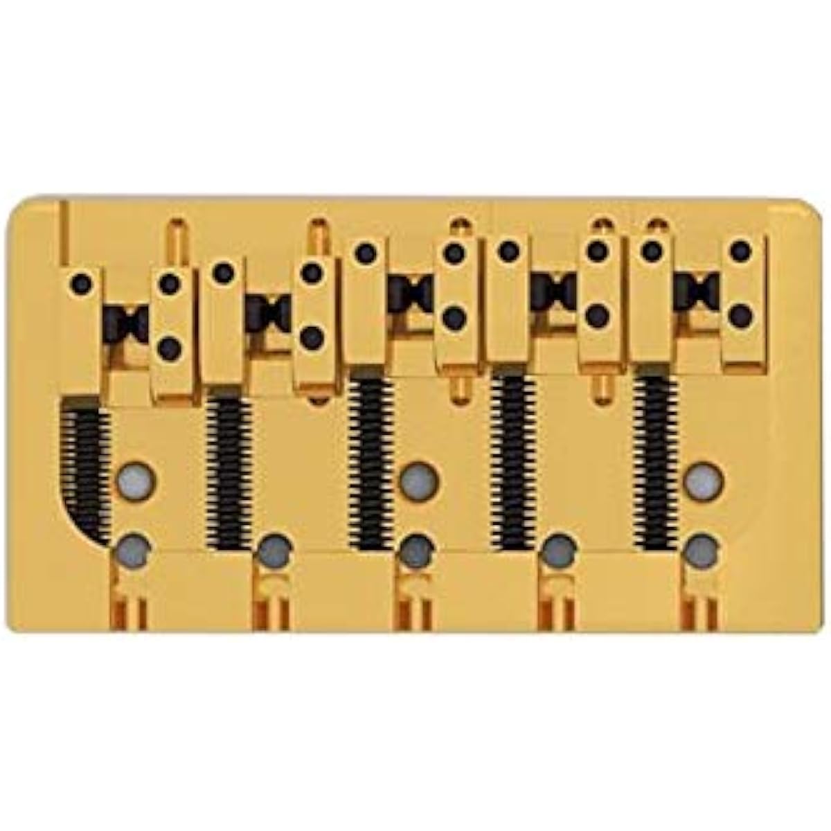 HIP SHOT 5 String A Style Bass Bridge Brass Gold .656