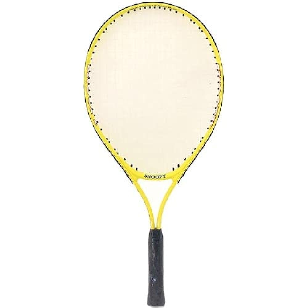 SNOOPY Junior Children's Hardball Tennis Racket 23 inches (Suitable for 7-10 years old/Height 120-137cm) Yellow SN-105