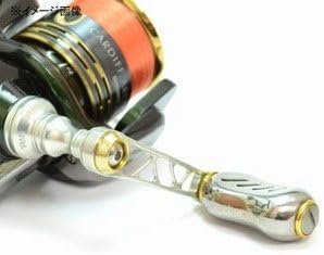 LIVRE Reel F.V40-43 S Handle Fino Knob for Shimano S2 (Black P+Gold G)