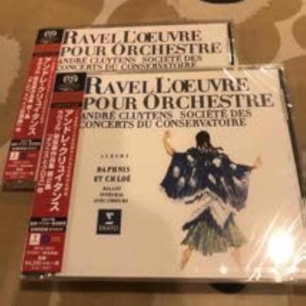 SACD Single Layer Andre Cluytens / Paris Conservatoire Orchestra etc. Ravel Orchestral Works Volume 1, Volume 2