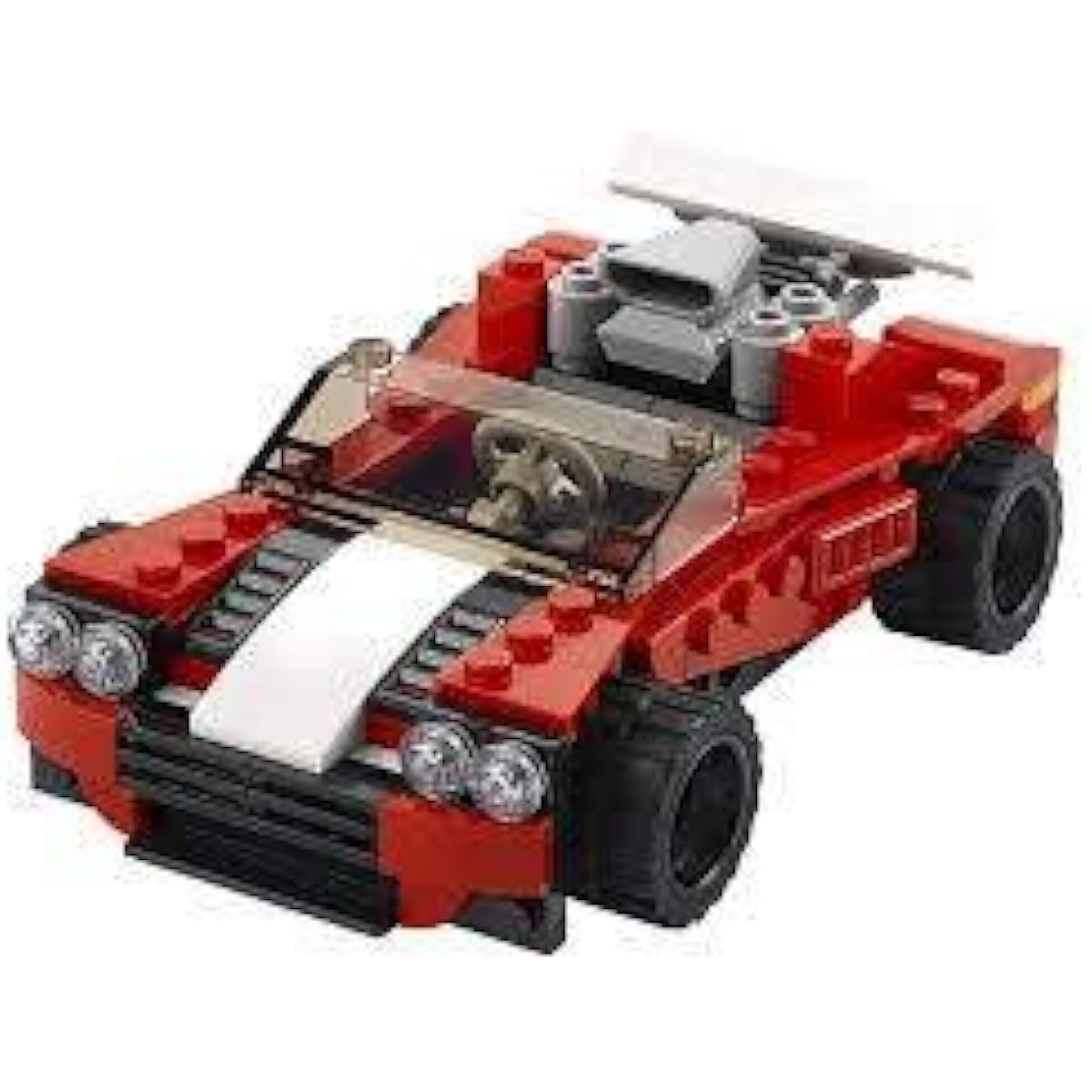 LEGO Creator 3in1 Sports Car Toy 31100 Building Kit, New 2020 (134 Pieces)