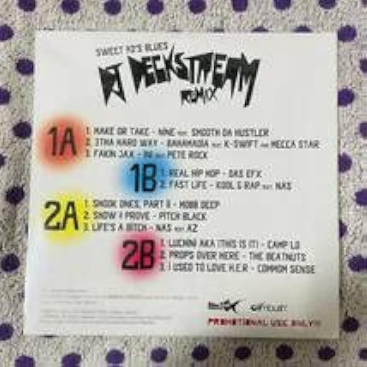 2LP DJ DECKSTREAM/SWEET 90'S BLUES REMIX jazzy hip hop deckstream