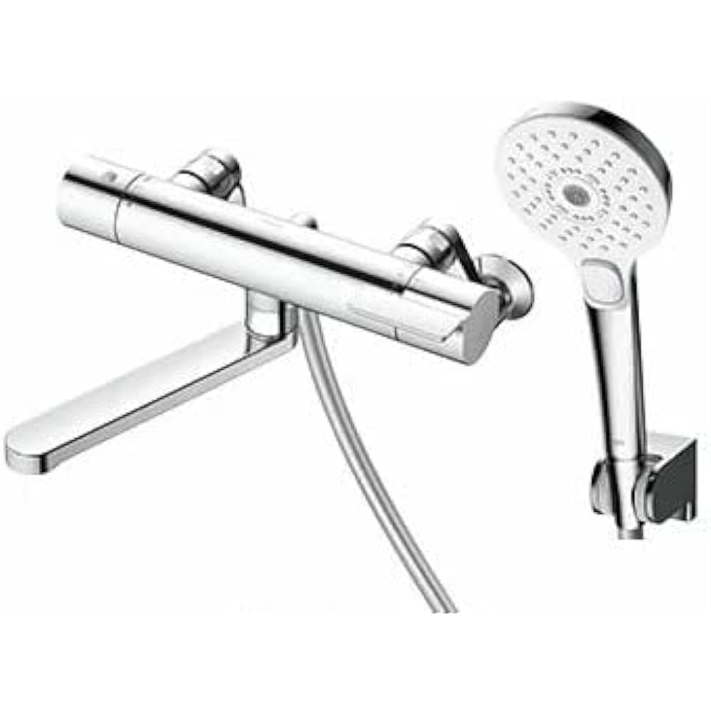 TOTO Bathroom Wall Mounted Thermostatic Mixing Faucet 70mm Comfort Wave Plating 3 Modes TBV03448J