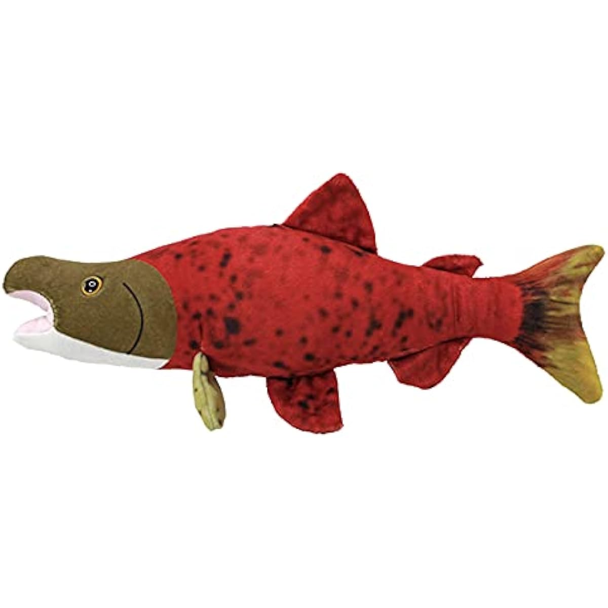 WISHPETS Plush Toys - Soft Stuffed Animals for Kids - 6" Sockeye Salmon - Fish Series