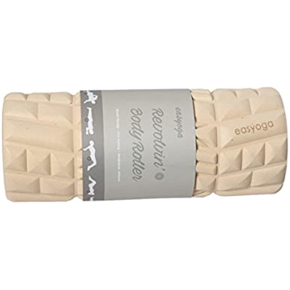 easyoga Eco Body Roller/YNE-002-E1 Beige 32.5cmx13cm