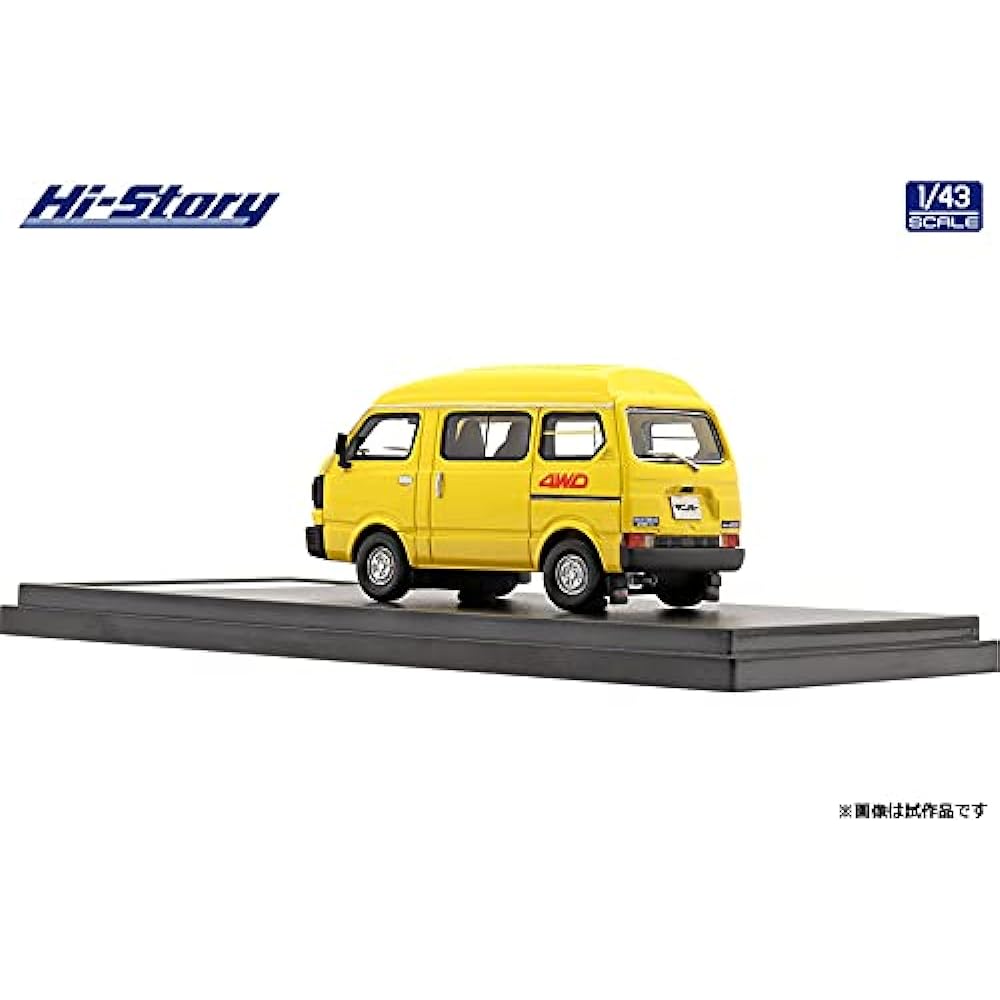 Hi Story 1/43 Subaru SAMBAR 4WD (1980) Signal Yellow Finished Product HS340YE
