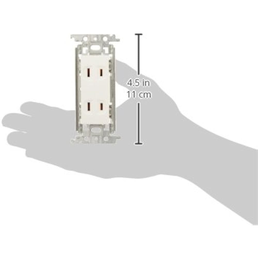 Panasonic Cosmo Series Wide 21 Embedded Double Outlet White WTF1502WK 10 Pieces