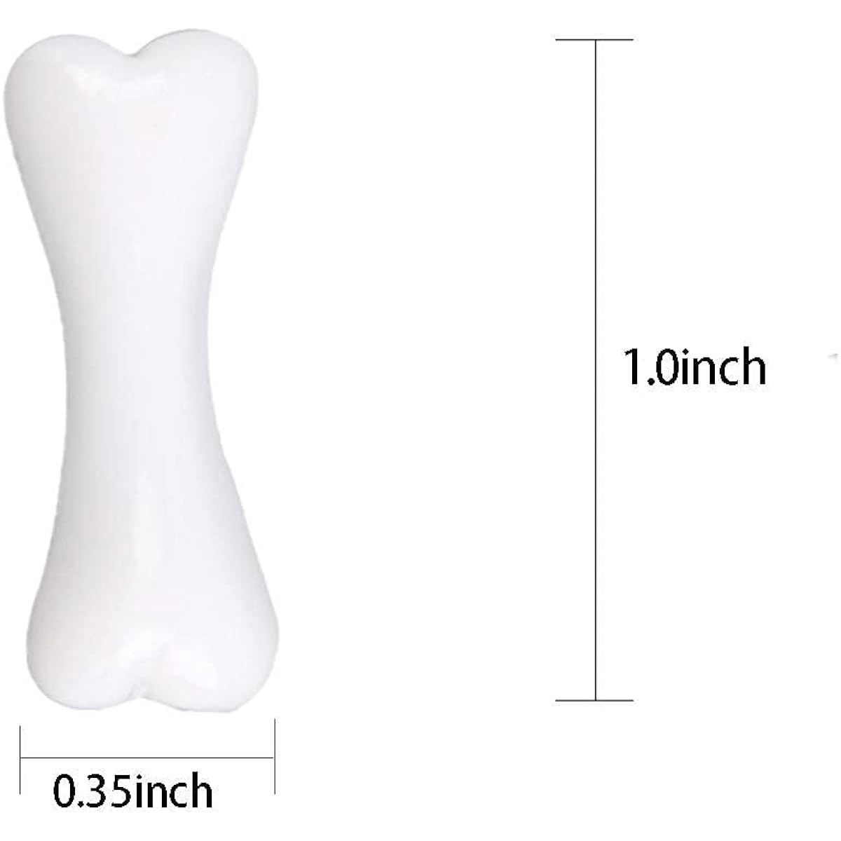 100 Pieces Skeleton Bones Mini Bones for Halloween Decoration or Spooky Graveyard Decor
