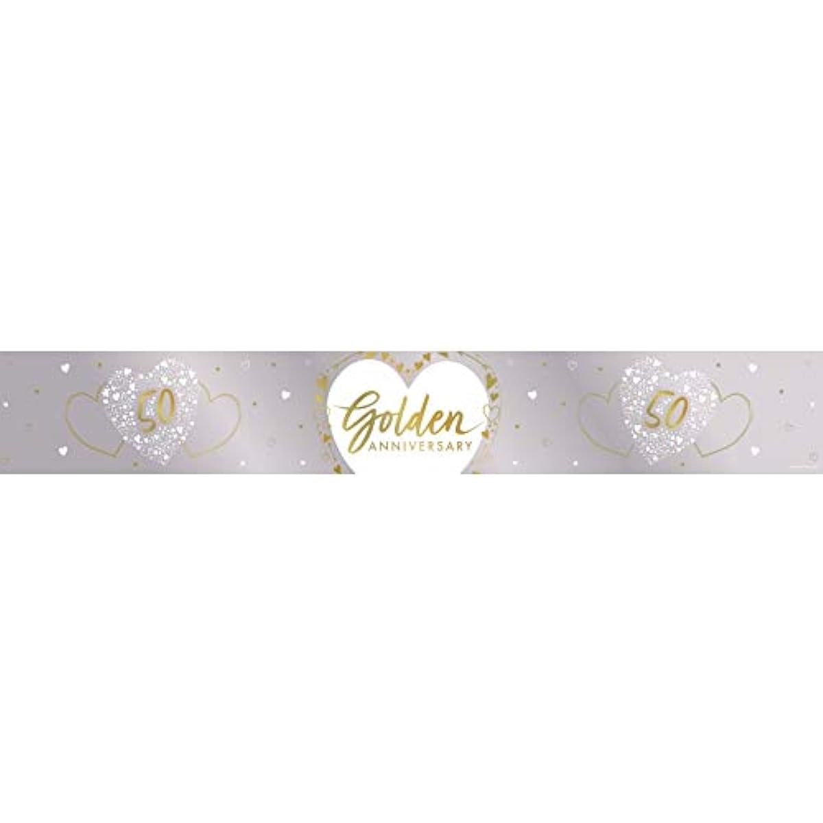 Creative Party J056 Golden Anniversary Foil Banner 1pc