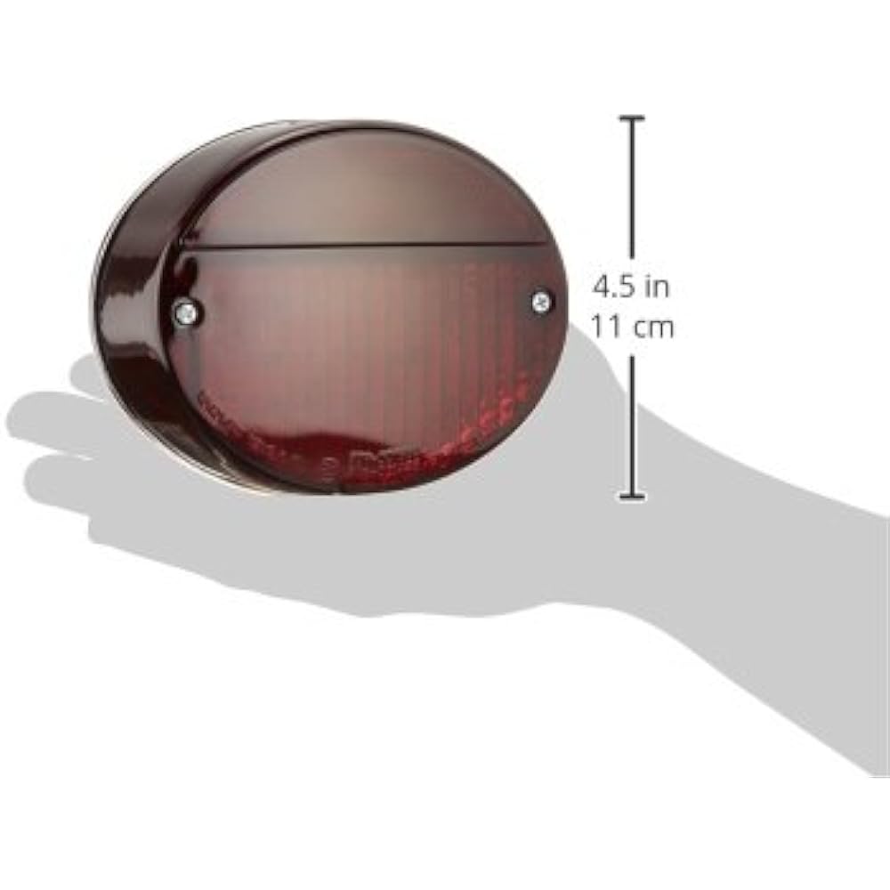 POSH Motorcycle Supplies Z2 Tail Lamp (LED) Single Zephyr 400χ/Zephyr 750/Zephyr 1100 etc. Dark Red 031290-LD