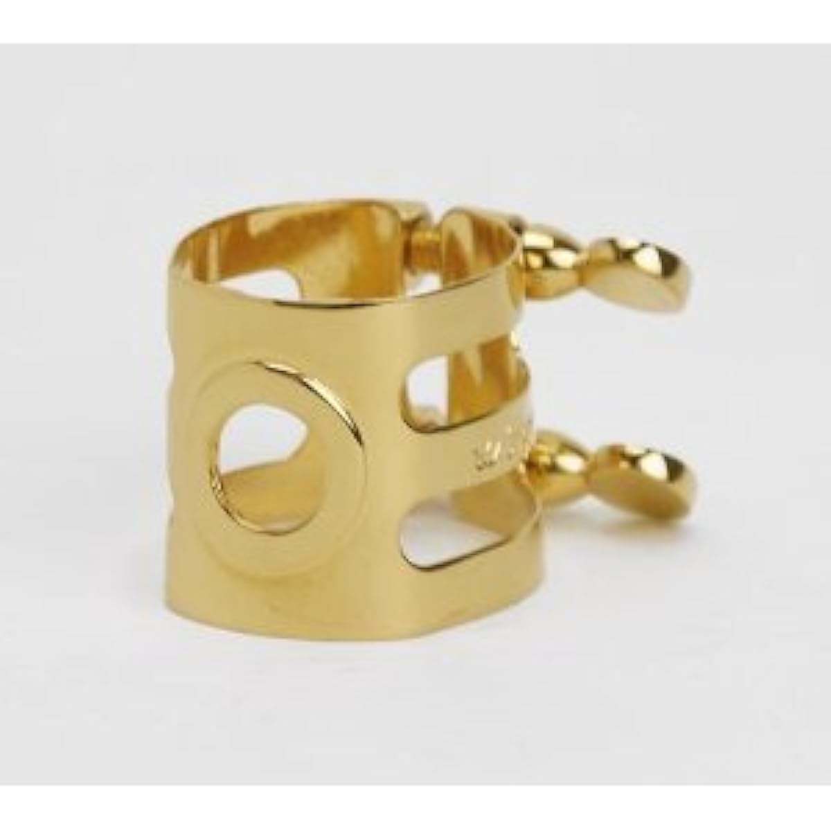 Woodstone Ligature for Yanagisawa Metal Alto Saxophone, Gold Plate